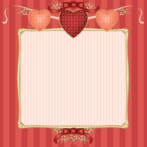 Valentine Frame Vector Illustration