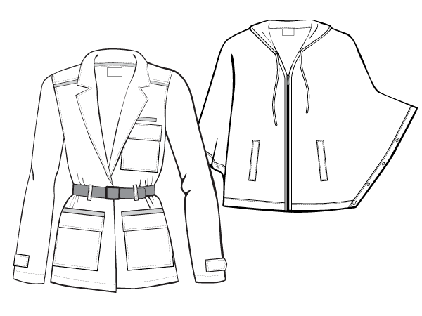 Women's Jacket Illustrations