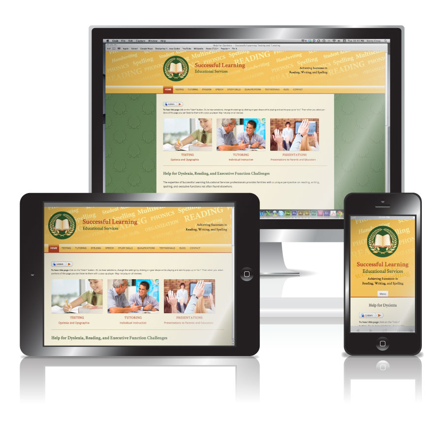 Education Company Responsive Website