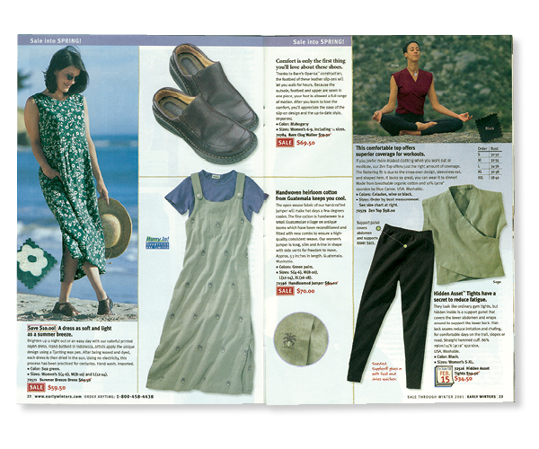 Early Winters Catalog Inside Spread