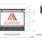 Shop drawing with profile view.