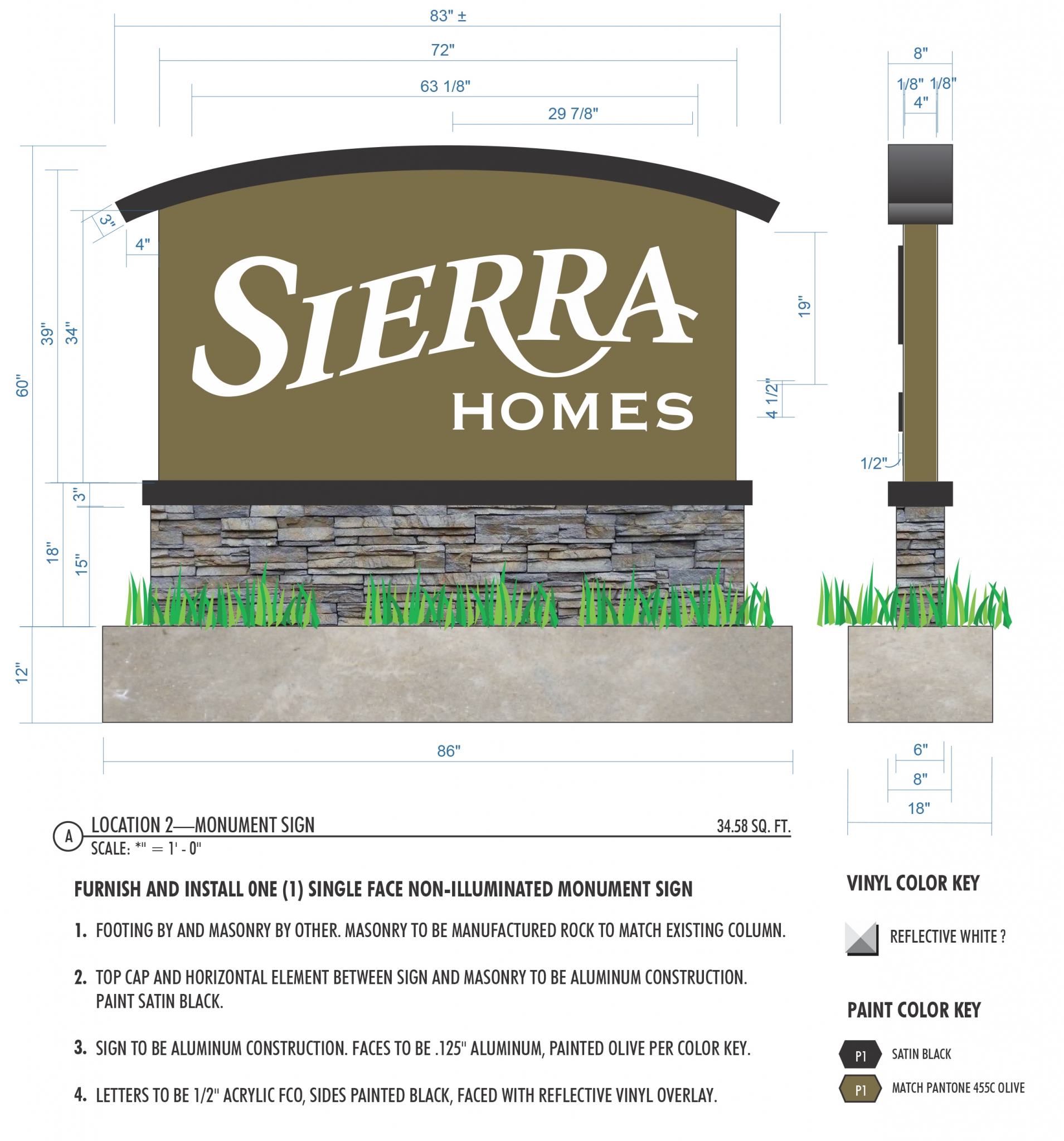 Sierra Homes Scaled Drawing